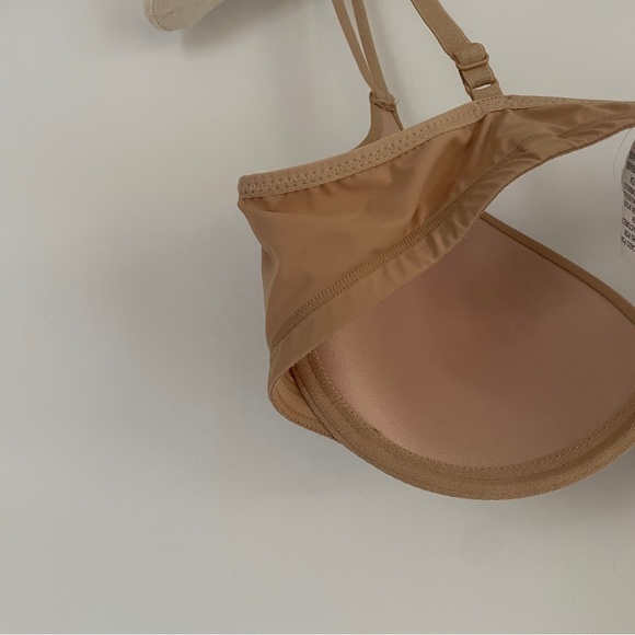 NATORI Beige Bra with Crystal Straps, 36C - Picture 6 of 8